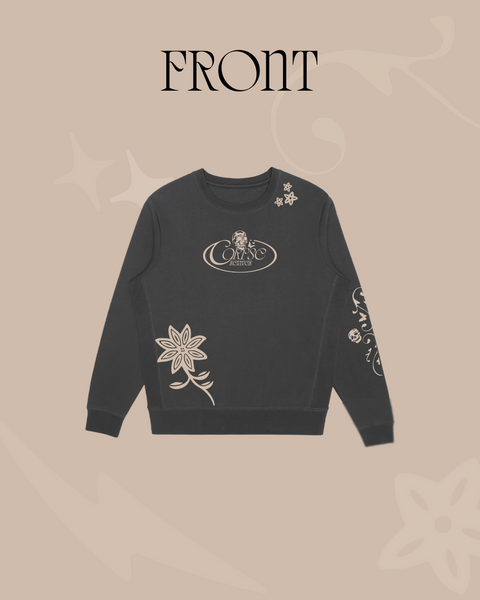 Limited Edition Skeleton Szn Faded Black Crewneck