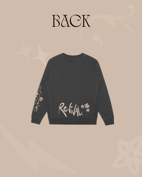 Limited Edition Skeleton Szn Faded Black Crewneck