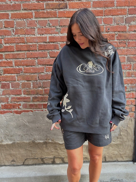 Limited Edition Skeleton Szn Faded Black Crewneck